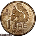 1 ORE 1963 NORWEGIA